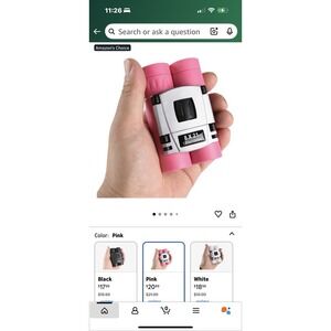 Compact Binoculars for Bird Watching, Hiking, Camping, Fishing Pink - Brand New